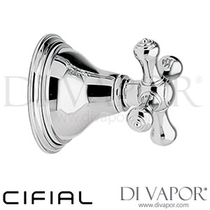 Cifial 32217ED.L | 32217ED.R Edwardian 3/4 Inch Wall Stop Valve Spare Parts